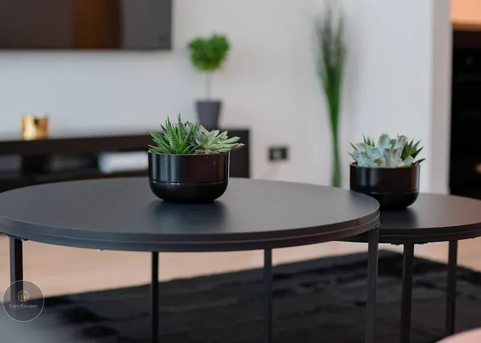 Modern 1-bedroom With Balcony Near Promenada Mall